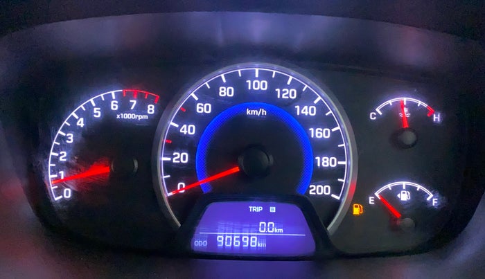 2017 Hyundai Grand i10 MAGNA 1.2 KAPPA VTVT, Petrol, Manual, 90,735 km, Odometer Image