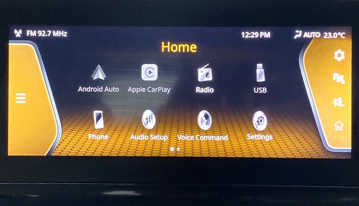 2021 Tata Safari XZA PLUS, Diesel, Automatic, 17,121 km, Touchscreen Infotainment System