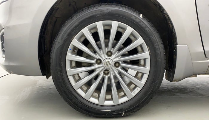 2017 Maruti Ciaz ALPHA 1.4 VVT, Petrol, Manual, 70,864 km, Left Front Wheel