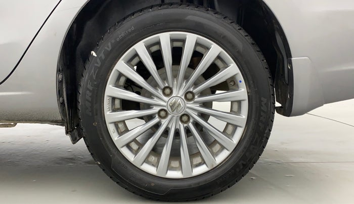 2017 Maruti Ciaz ALPHA 1.4 VVT, Petrol, Manual, 70,864 km, Left Rear Wheel