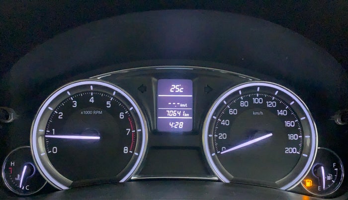 2017 Maruti Ciaz ALPHA 1.4 VVT, Petrol, Manual, 70,864 km, Odometer Image