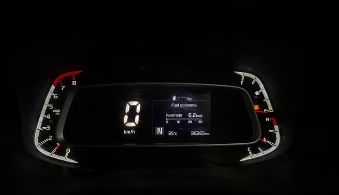 2021 KIA SONET HTX 1.0 IMT, Petrol, Manual, 36,347 km, Odometer Image