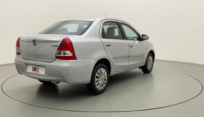 2013 Toyota Etios G, Petrol, Manual, 1,16,338 km, Right Back Diagonal