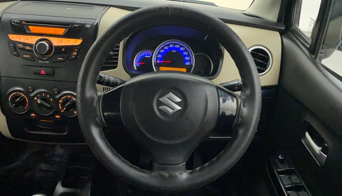 2017 Maruti Wagon R 1.0 VXI, Petrol, Manual, 25,859 km, Steering Wheel Close Up