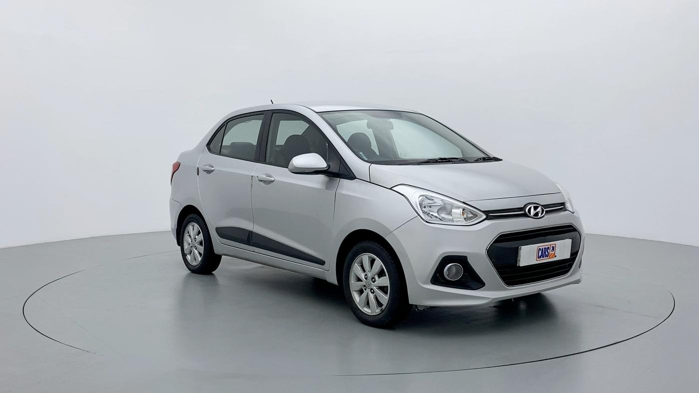 2014 Hyundai Xcent S 1.2 OPT, Petrol, Manual, 36,053 km, Right Front Diagonal (45- Degree) View