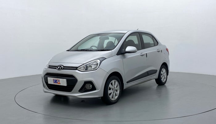 2014 Hyundai Xcent S 1.2 OPT, Petrol, Manual, 36,053 km, Left Front Diagonal (45- Degree) View