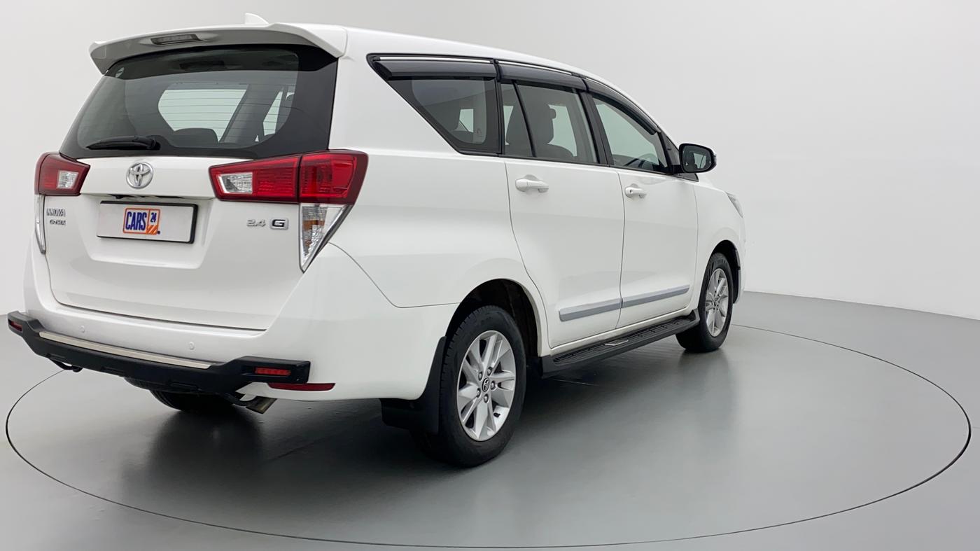 2019 Toyota Innova Crysta 2.4 GX 8 STR, Diesel, Manual, 38,470 km, Right Back Diagonal (45- Degree) View