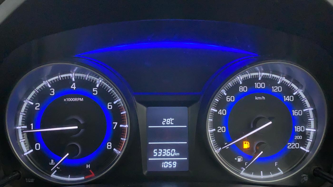 2019 Maruti Baleno DELTA PETROL 1.2, Petrol, Manual, 53,360 km, Odometer Image
