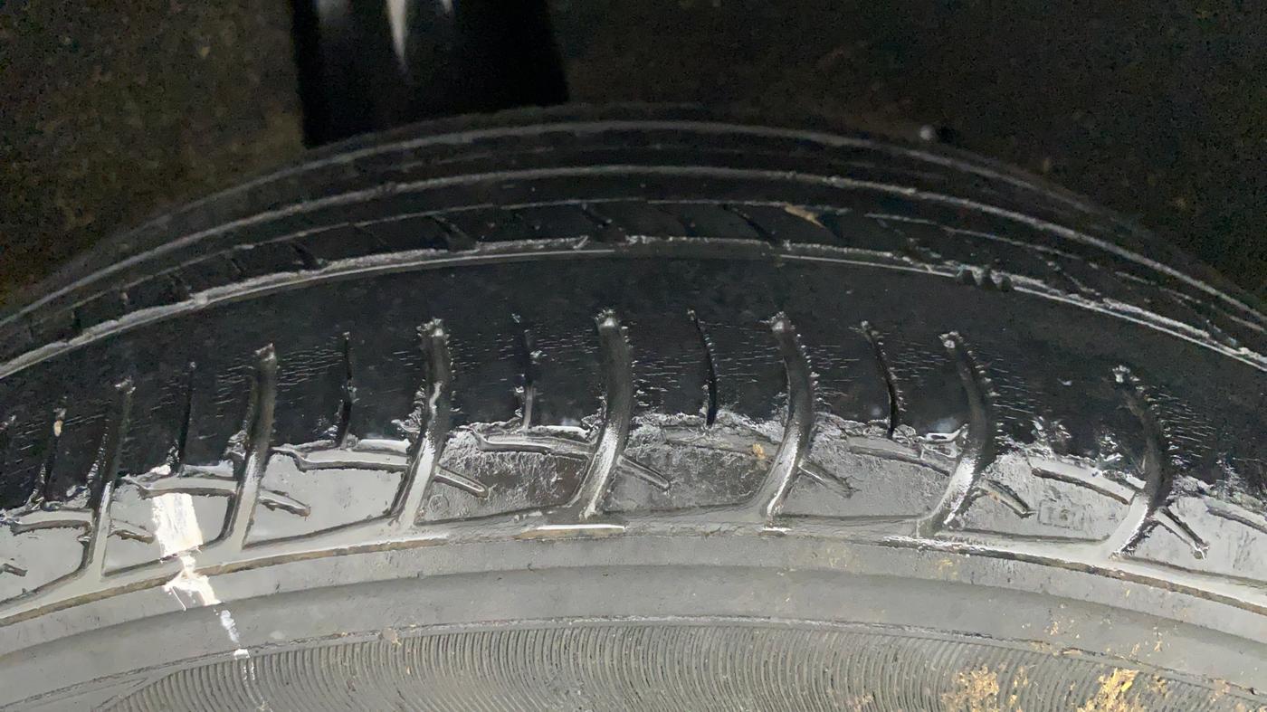 2019 Maruti Baleno DELTA PETROL 1.2, Petrol, Manual, 53,360 km, Right Rear Tyre Tread