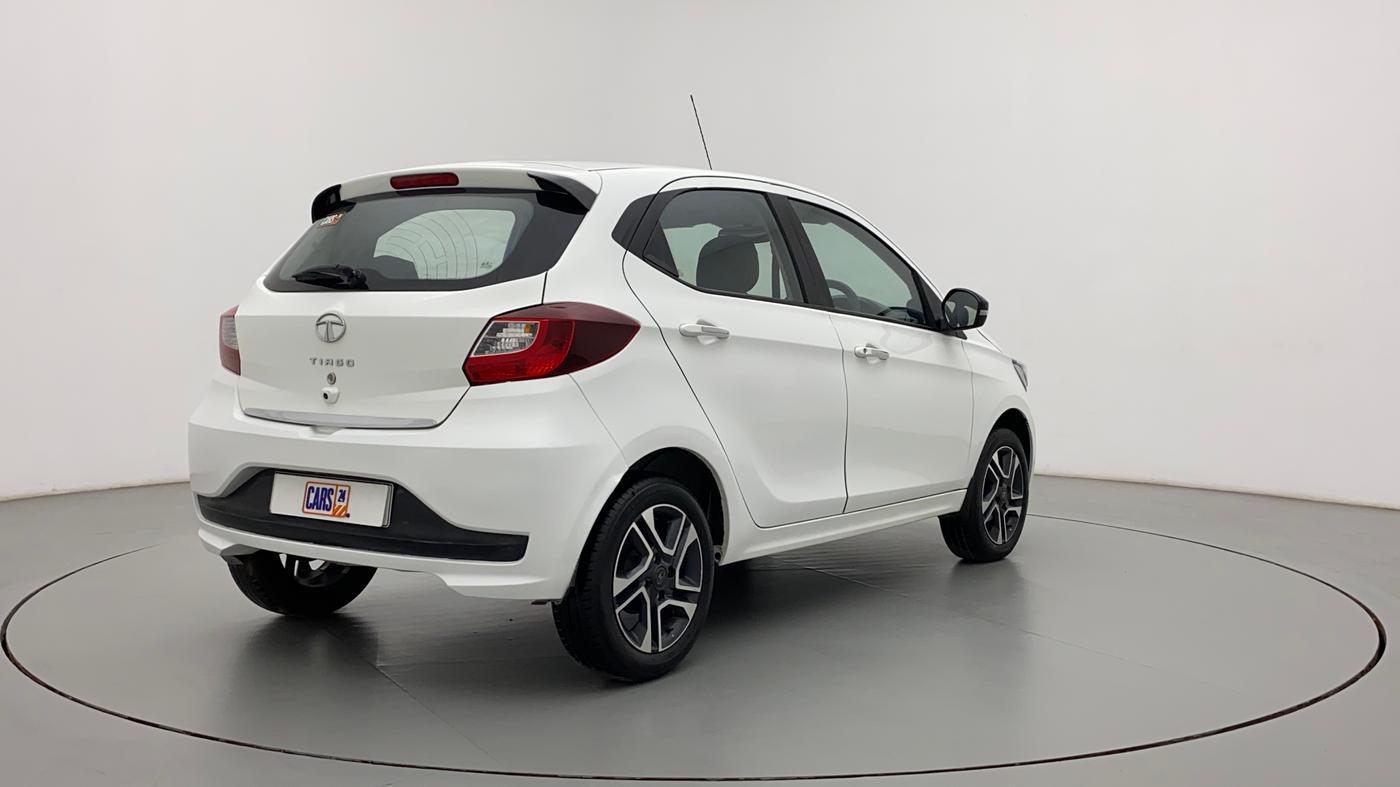 2022 Tata Tiago XZA PLUS PETROL, Petrol, Automatic, 2,507 km, Right Back Diagonal