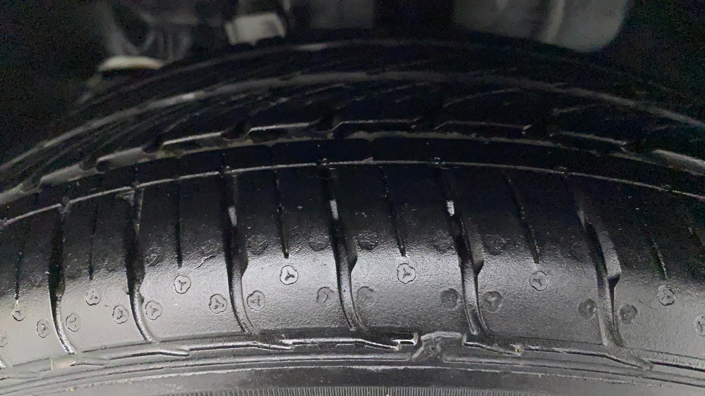 2022 Tata Tiago XZA PLUS PETROL, Petrol, Automatic, 2,507 km, Left Front Tyre Tread