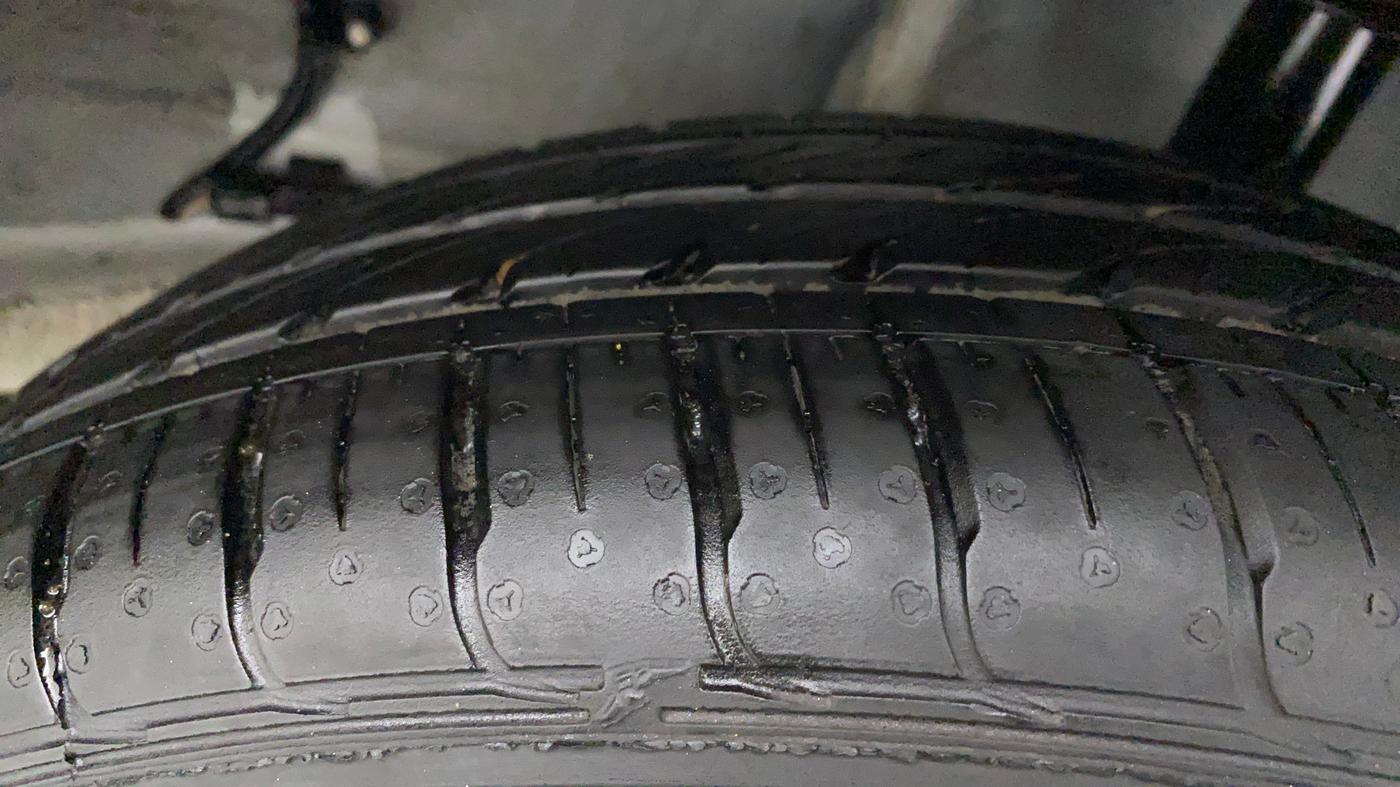 2022 Tata Tiago XZA PLUS PETROL, Petrol, Automatic, 2,507 km, Left Rear Tyre Tread