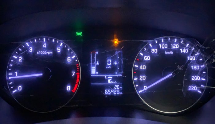 2016 Hyundai Elite i20 SPORTZ 1.2, Petrol, Manual, 65,507 km, Odometer Image