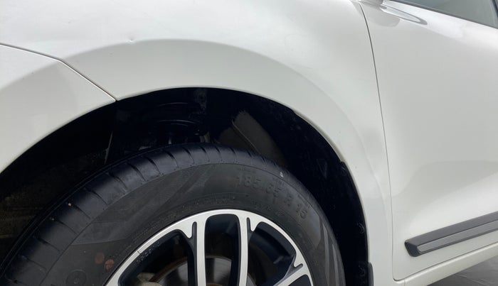 2021 Maruti Swift ZXI+ DUAL TONE , Petrol, Manual, 37,270 km, Left fender - Slightly dented
