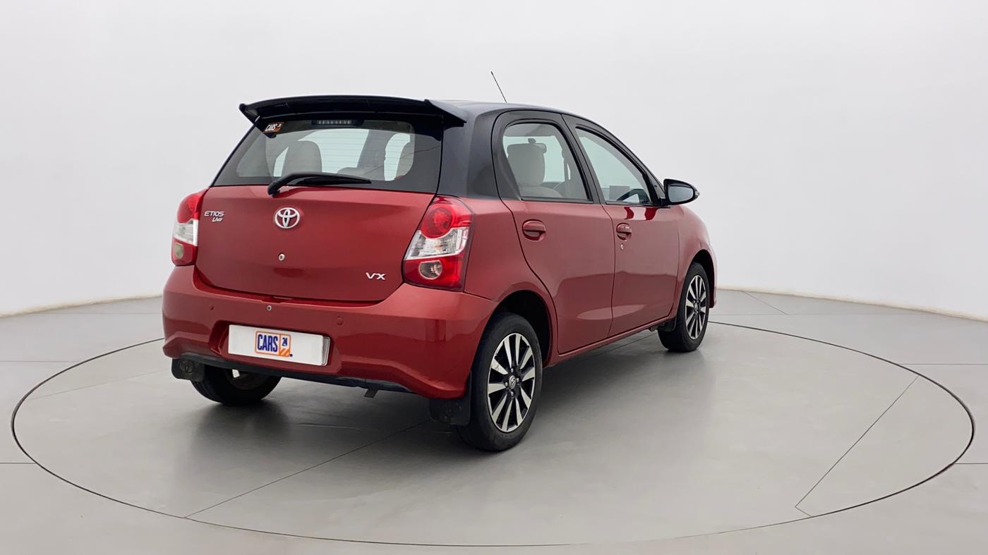 2017 Toyota Etios Liva VX DUAL TONE, Petrol, Manual, 37,917 km, Right Back Diagonal