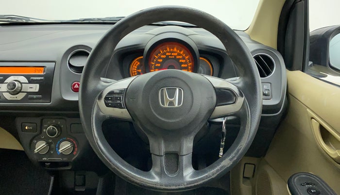 2014 Honda Amaze 1.2L I-VTEC S, Petrol, Manual, 1 km, Steering Wheel Close Up