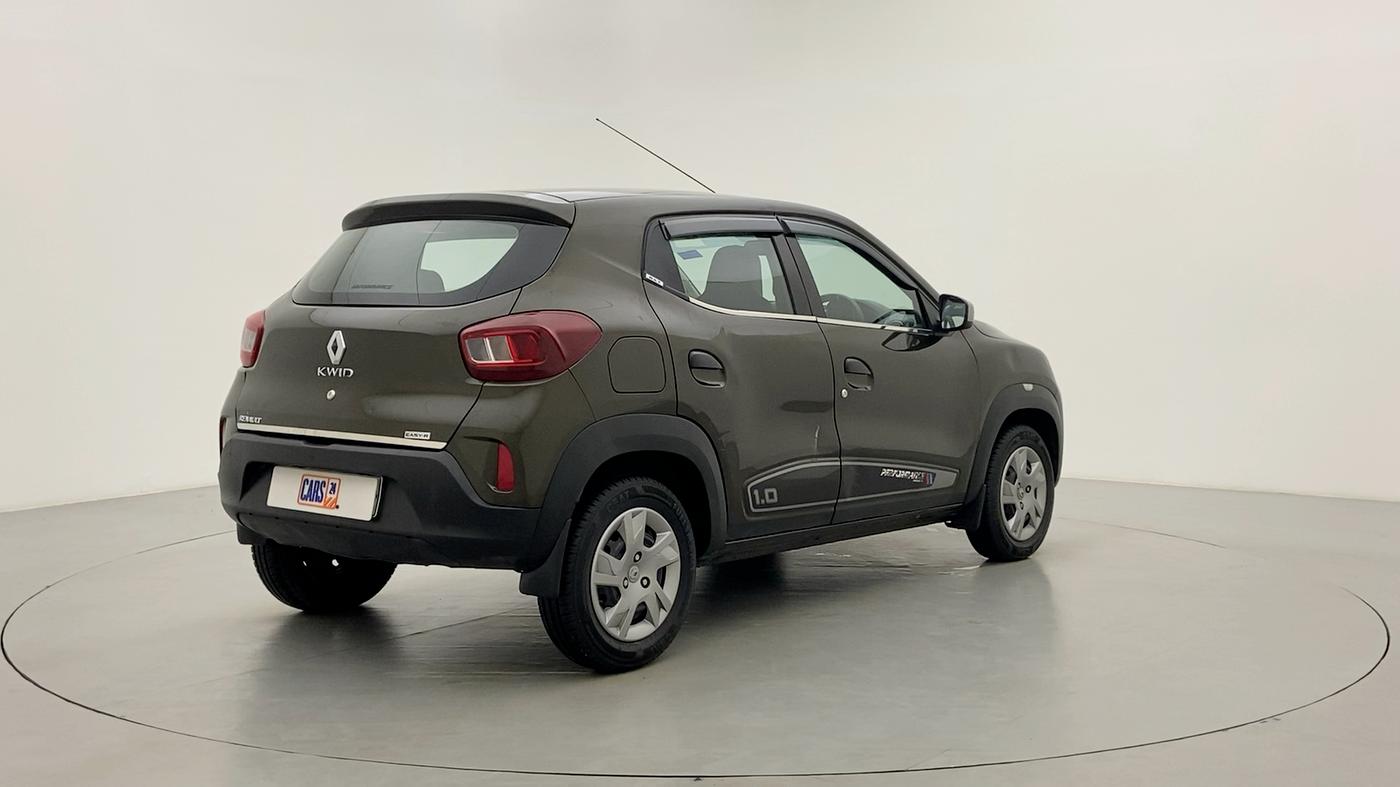2021 Renault Kwid 1.0 RXT Opt AT, Petrol, Automatic, 7,336 km, Right Back Diagonal