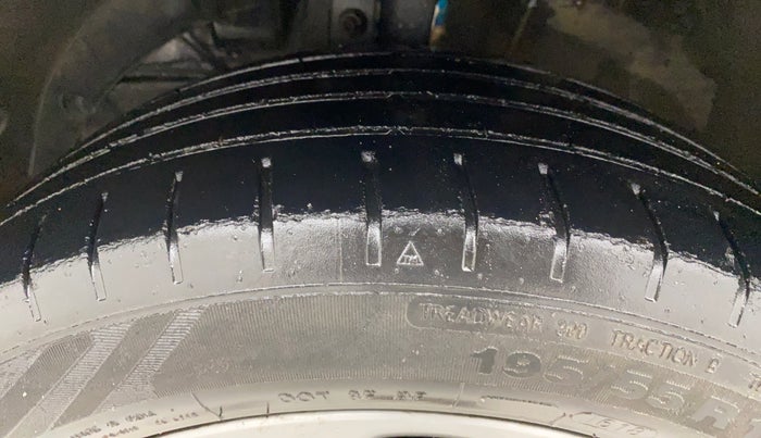 2018 Maruti Baleno ZETA CVT PETROL 1.2, Petrol, Automatic, 45,398 km, Left Front Tyre Tread