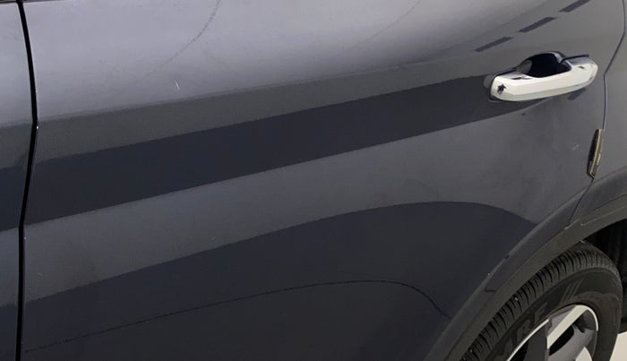 2019 Hyundai VENUE SX 1.0 (O) TURBO, Petrol, Manual, 25,260 km, Rear left door - Slightly dented
