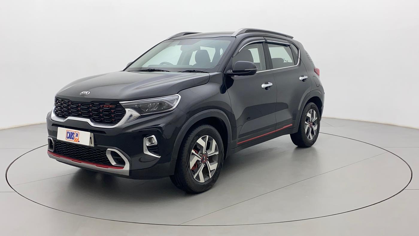 2021 KIA SONET GTX PLUS 1.5 AT, Diesel, Automatic, 75,606 km, Left Front Diagonal
