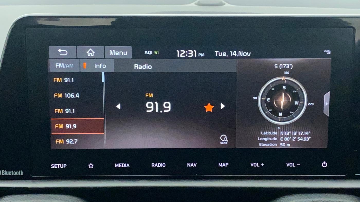 2021 KIA SONET GTX PLUS 1.5 AT, Diesel, Automatic, 75,606 km, Infotainment System