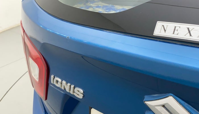 2018 Maruti IGNIS DELTA 1.2, Petrol, Manual, 71,471 km, Dicky (Boot door) - Slightly dented