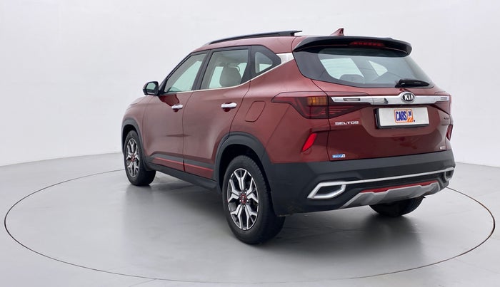 2019 KIA SELTOS 1.4 GTX+ TURBO GDI PETROL AT, Petrol, Automatic, 13,690 km, Left Back Diagonal