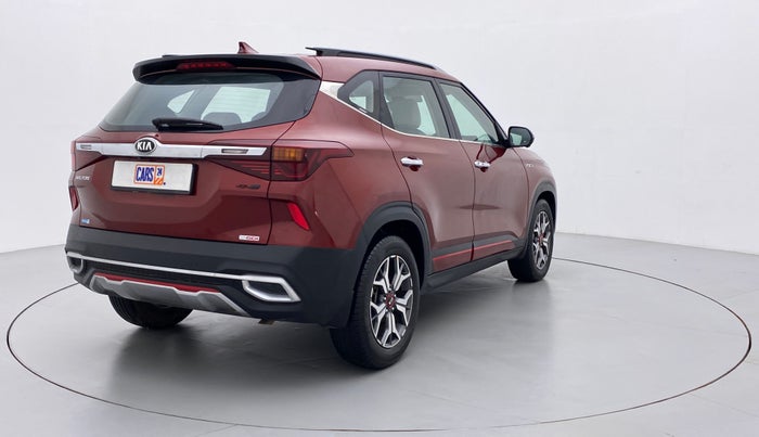 2019 KIA SELTOS 1.4 GTX+ TURBO GDI PETROL AT, Petrol, Automatic, 13,690 km, Right Back Diagonal