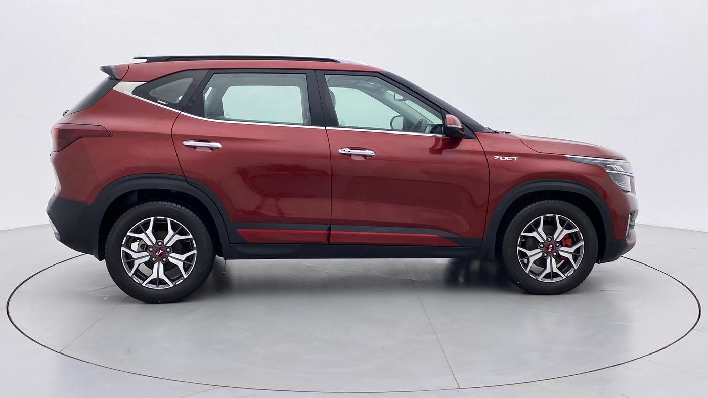 2019 KIA SELTOS 1.4 GTX+ TURBO GDI PETROL AT, Petrol, Automatic, 13,690 km, Right Side View