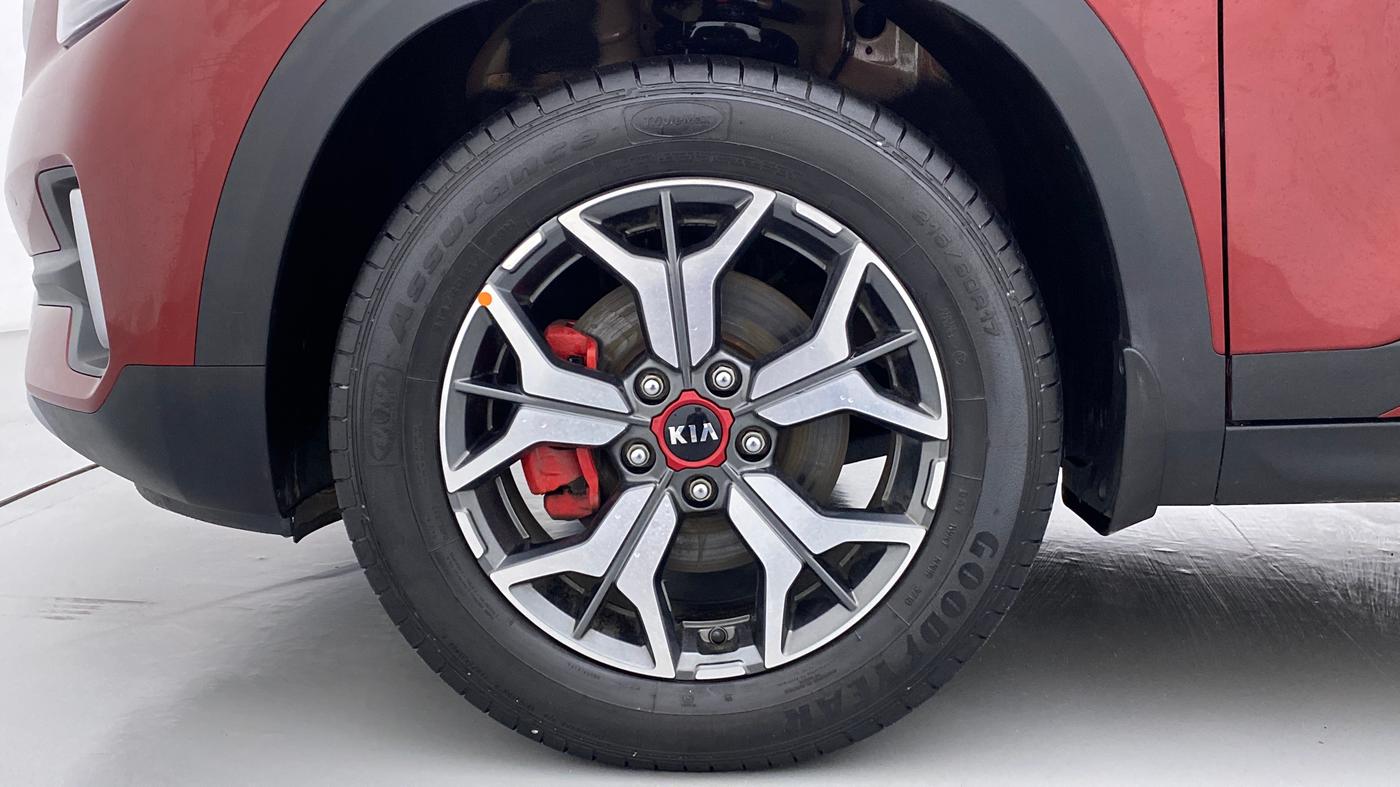 2019 KIA SELTOS 1.4 GTX+ TURBO GDI PETROL AT, Petrol, Automatic, 13,690 km, Left Front Wheel