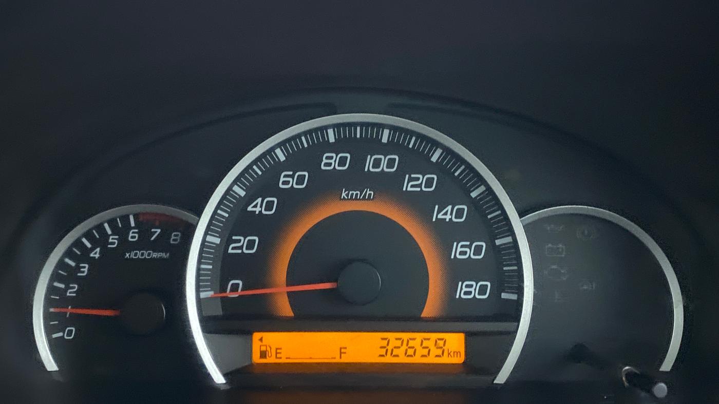 2016 Maruti Wagon R 1.0 VXI, Petrol, Manual, 32,702 km, Odometer Image