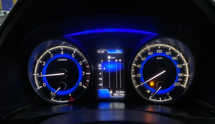 2017 Maruti Baleno ZETA PETROL 1.2, Petrol, Manual, 78,599 km, Odometer Image