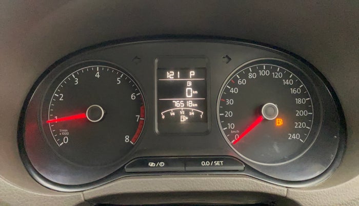 2016 Volkswagen Vento HIGHLINE PETROL AT, Petrol, Automatic, 76,549 km, Odometer Image