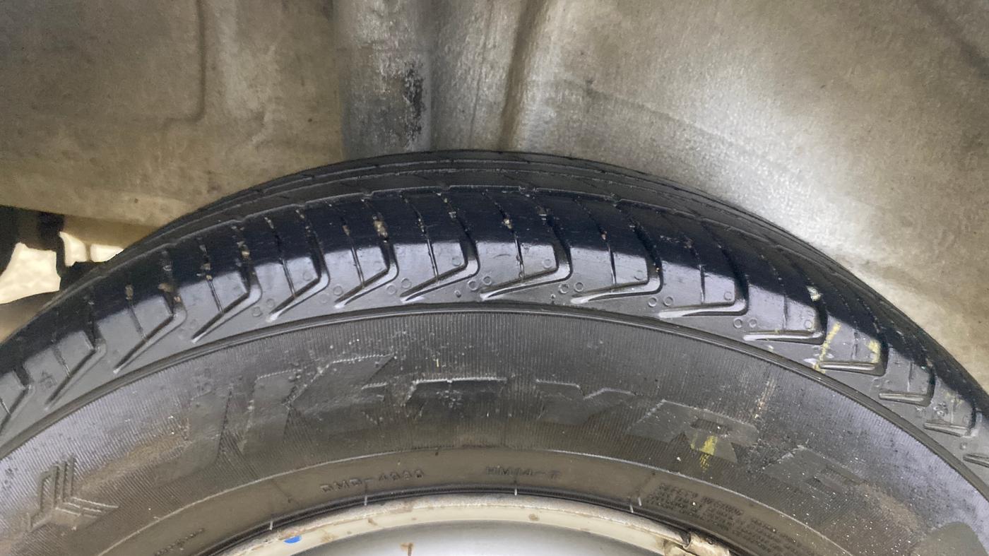 2020 Maruti New Wagon-R LXI CNG 1.0, CNG, Manual, 69,851 km, Right Rear Tyre Tread
