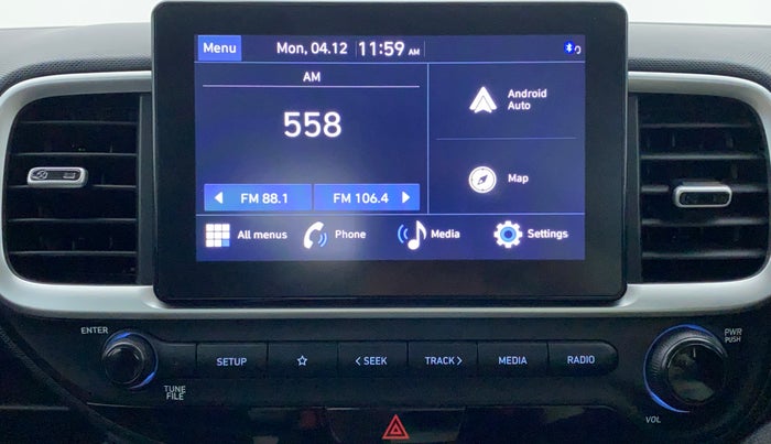 2022 Hyundai VENUE SX 1.0 TURBO IMT, Petrol, Manual, 22,567 km, Infotainment System