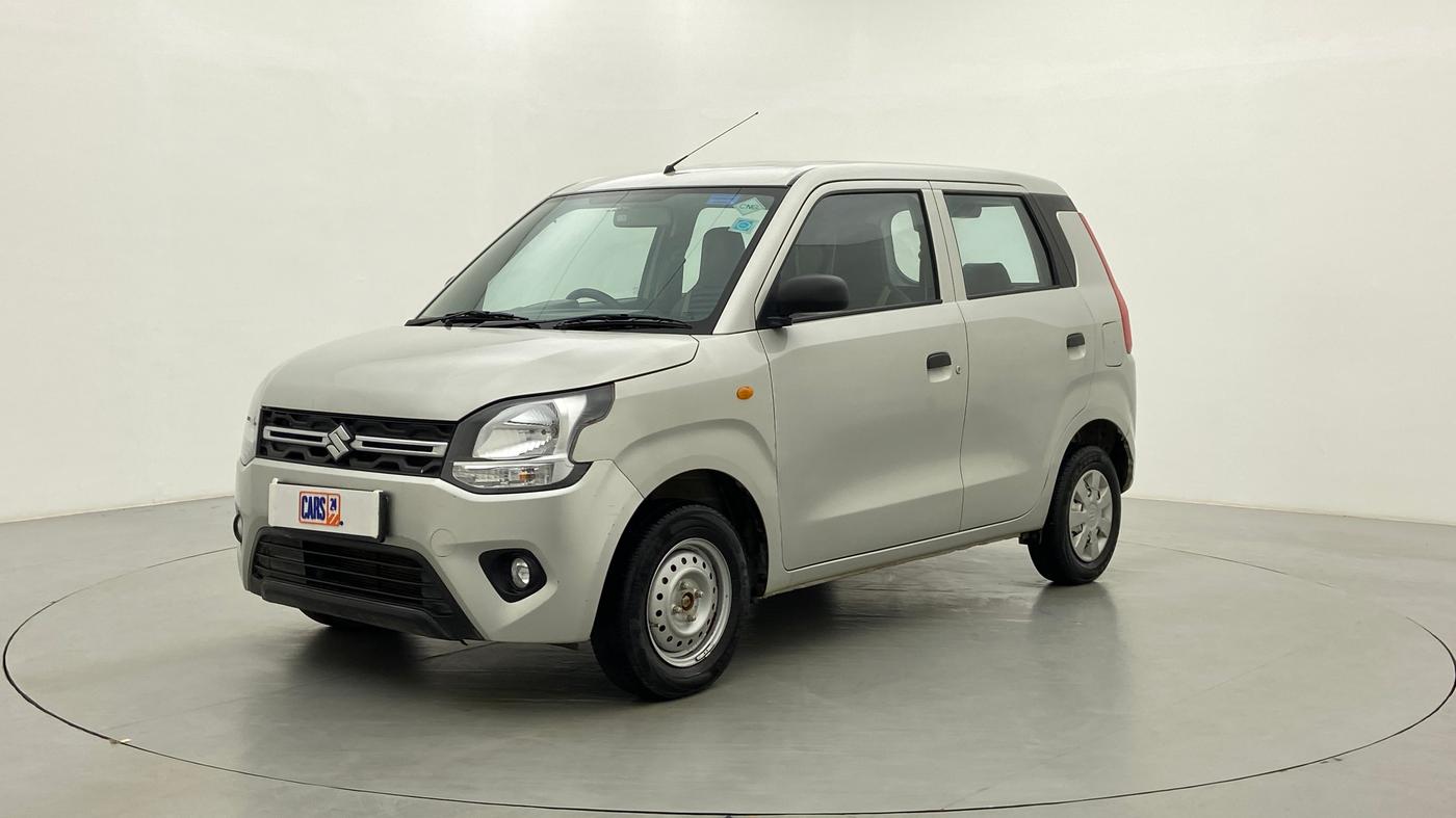 2021 Maruti New Wagon-R 1.0 Lxi (o) cng, CNG, Manual, 17,633 km, Left Front Diagonal