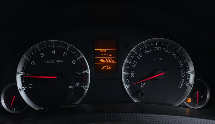 2013 Maruti Swift Dzire VXI, Petrol, Manual, 46,015 km, Odometer Image