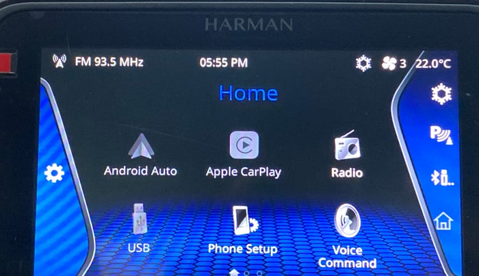 2021 Tata NEXON XZA PLUS PETROL DUAL TONE, Petrol, Automatic, 26,086 km, Touchscreen Infotainment System