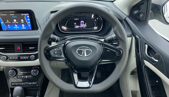2021 Tata NEXON XZA PLUS PETROL DUAL TONE, Petrol, Automatic, 26,086 km, Steering Wheel Close Up