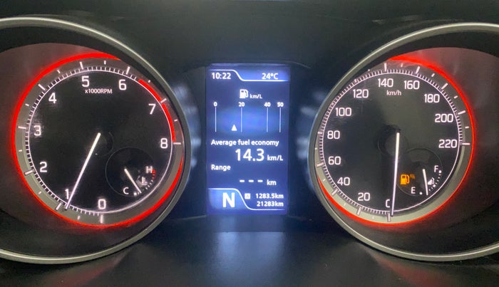 2022 Maruti Swift ZXI PLUS AMT DUAL TONE, Petrol, Automatic, 21,243 km, Odometer Image