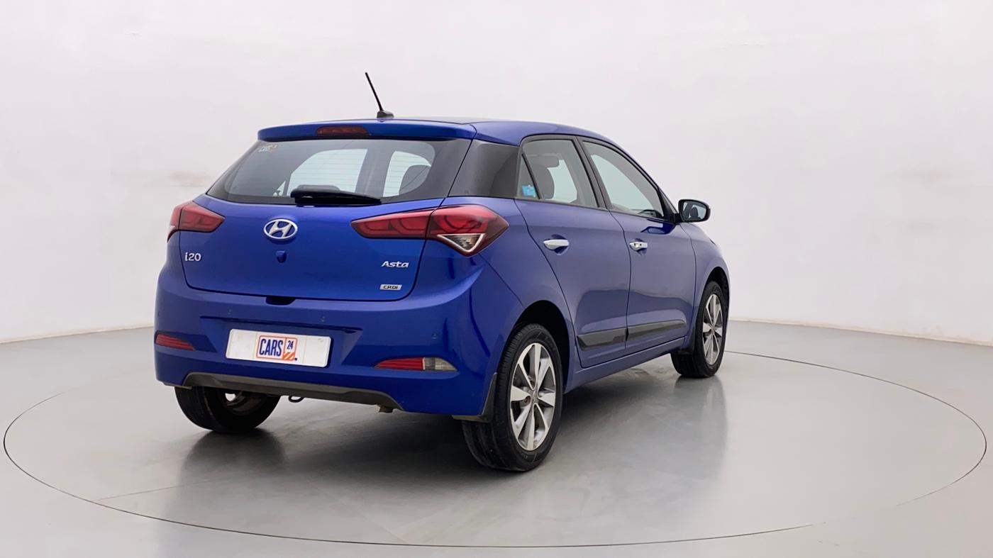 2016 Hyundai Elite i20 ASTA 1.4 CRDI (O), Diesel, Manual, 67,865 km, Right Back Diagonal