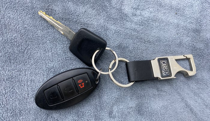 2018 Datsun Go Plus T, Petrol, Manual, 65,637 km, Key Close Up