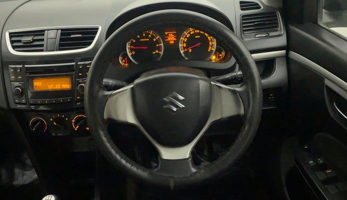 2015 Maruti Swift VXI, Petrol, Manual, 77,170 km, Steering Wheel Close Up