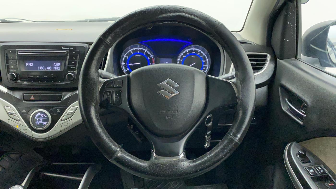 2016 Maruti Baleno DELTA PETROL 1.2, Petrol, Manual, 88,998 km, Steering Wheel Close Up