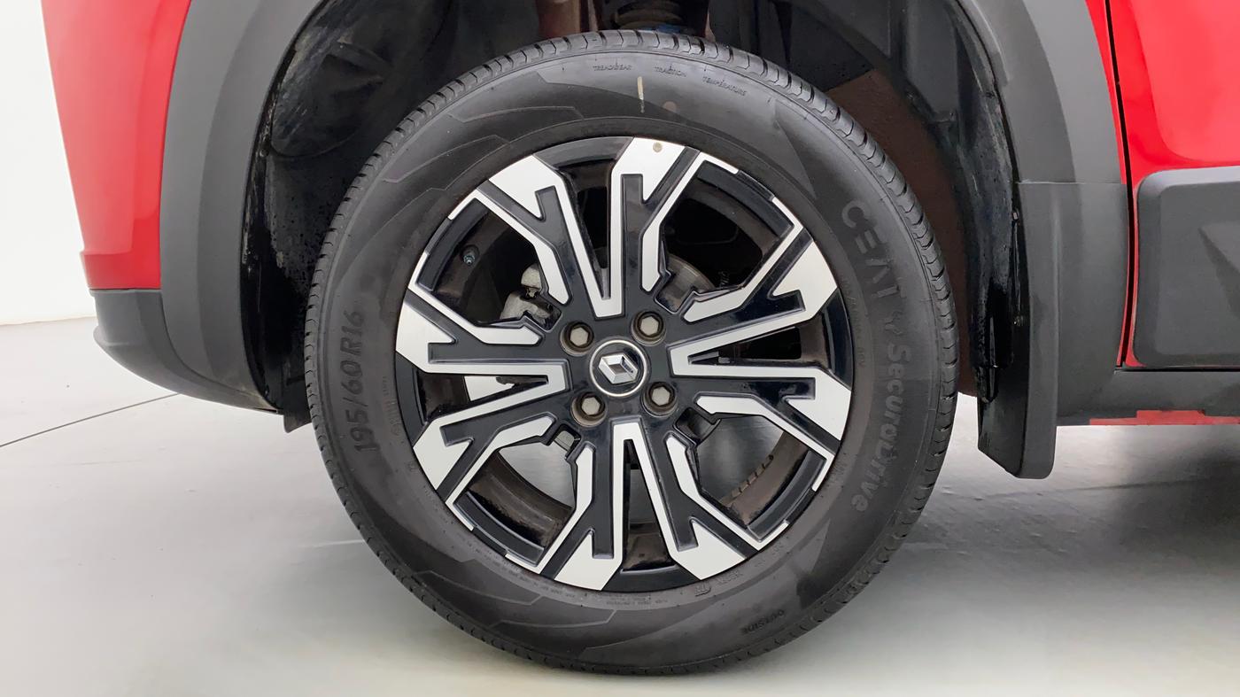 2021 Renault Kiger RXZ AMT 1.0 DUAL TONE, Petrol, Automatic, 2,727 km, Left Front Wheel
