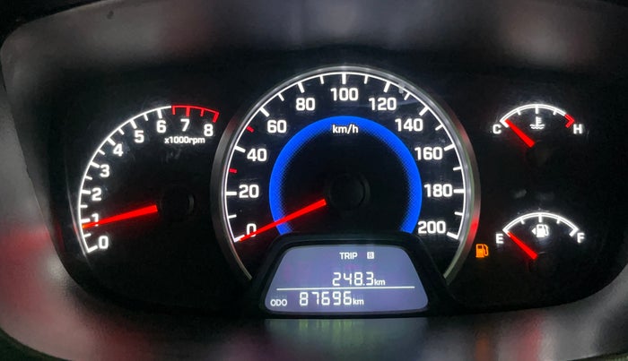 2019 Hyundai Grand i10 SPORTZ 1.2 KAPPA VTVT, CNG, Manual, 87,752 km, Odometer Image