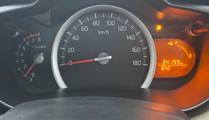 2017 Maruti Celerio ZXI D, Petrol, Manual, 34,255 km, Odometer Image