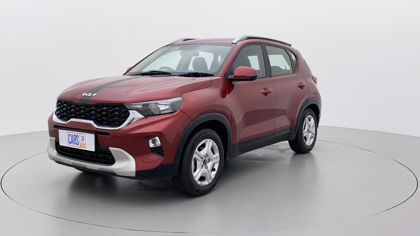 2021 KIA SONET HTK PLUS 1.2, Petrol, Manual, 6,954 km, Left Front Diagonal