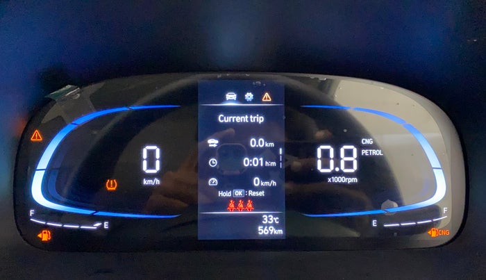 2025 Hyundai EXTER SX 1.2 MT Hy-CNG Duo , CNG, Manual, 568 km, Odometer Image