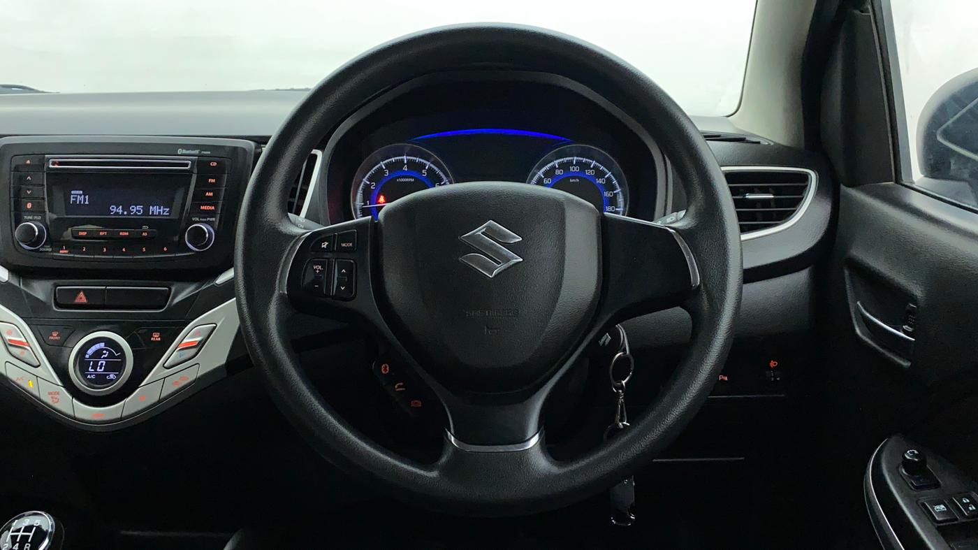 2016 Maruti Baleno DELTA 1.2 K12, Petrol, Manual, Steering Wheel Close Up
